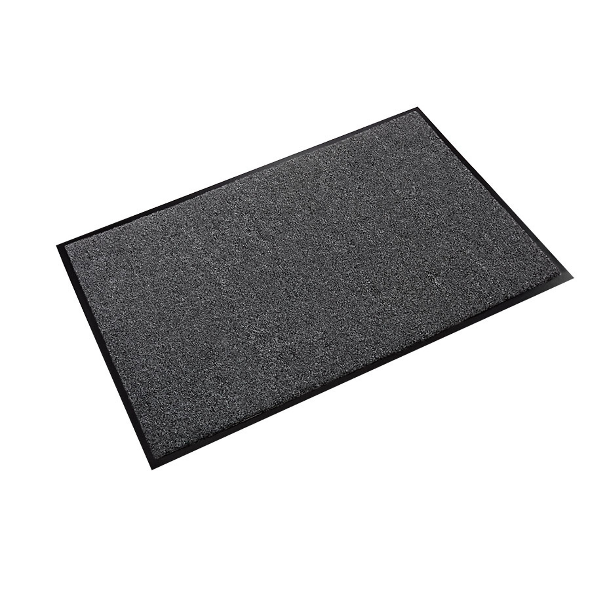 Crown Matting Technologies, Rely-On Olefin 4ft.x6ft. Charcoal, Width 48 in, Length 72 in, Thickness 3/8 in, Model# GS 0046CH